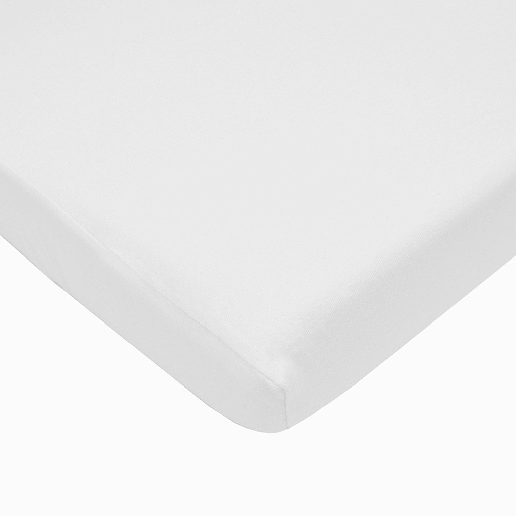 Cooling Sateen TL Care 100% Natural Breathable Cotton Jersey Knit Fitted Bassinet Sheet, White, 15" x 33", Soft Breathable, for Boys... - Luxury Bed Sheet Set with Deep Pockets - Default Title