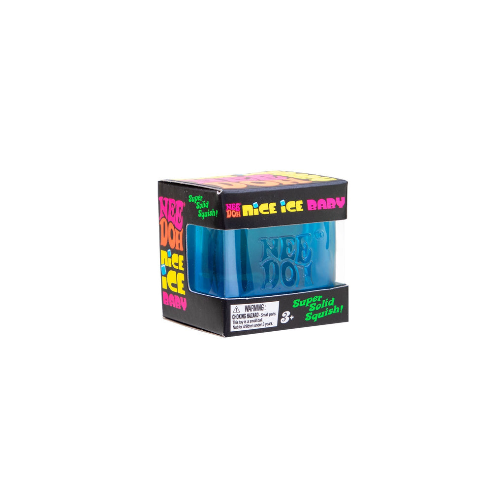 Crystal Clear NeeDoh Nice Ice Baby | Series Canyon Trail - 3-Piece Assorted Nice Cubes Pack for Fidgeting Detail