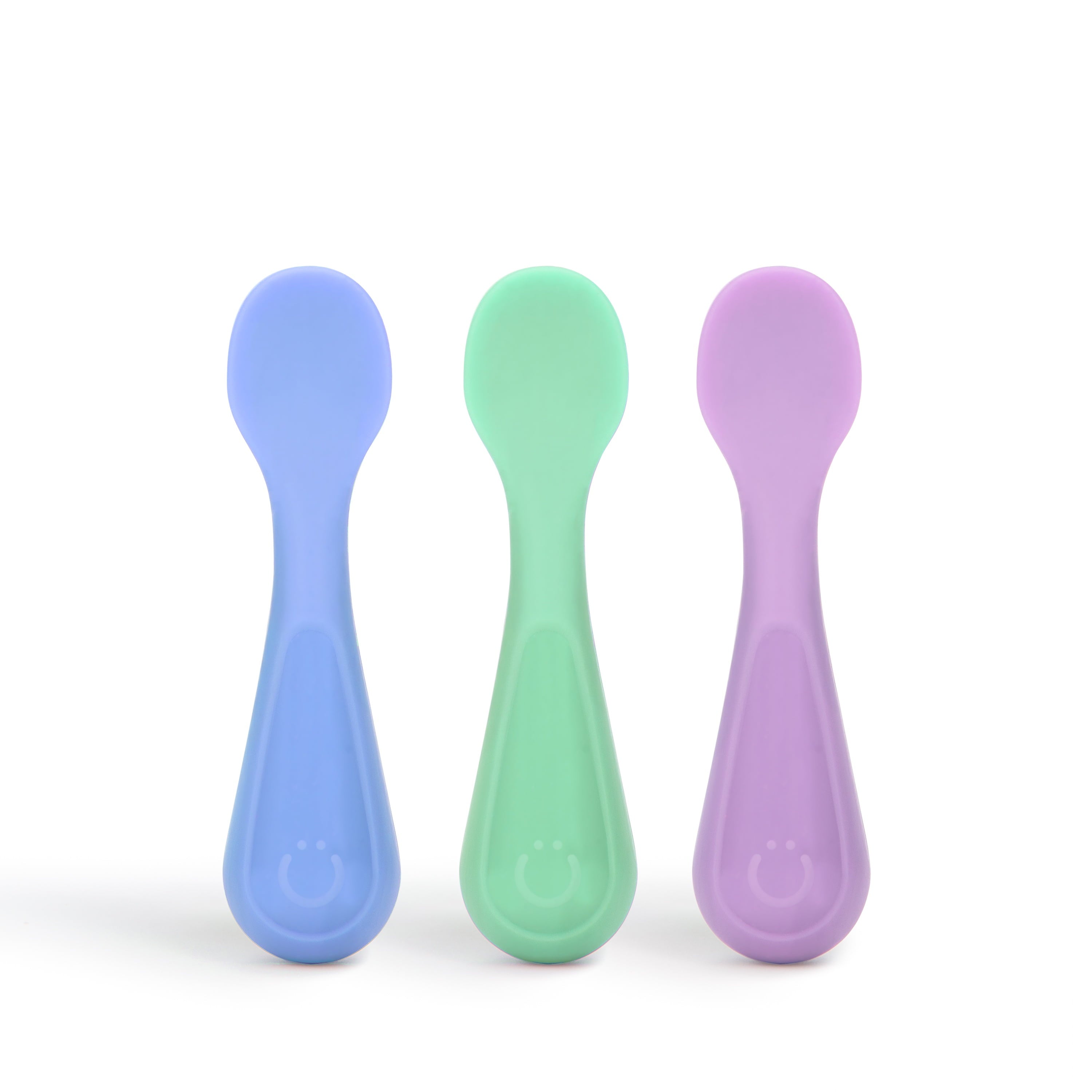 High-Precision Silicone Toddler Training Spoons, Baby, Silicone Flatware Sets, 3 Pack - Professional Kitchen Tool for Culinary Enthusiasts - Default Title