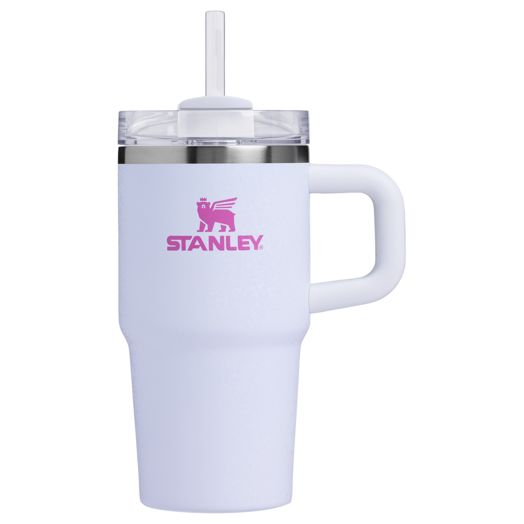 Double-Wall Vacuum The Quencher H2.O Flowstate Tumbler with Handle | Stanley Create D309N - FlowState 3-Position Lid Insulated Travel Mug Detail