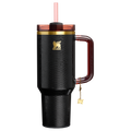 Large Capacity The Quencher Luxe H2.0 Flowstate Tumbler D170A - 40oz Large Capacity Car-Cup Friendly Quencher - Black Snakeskin