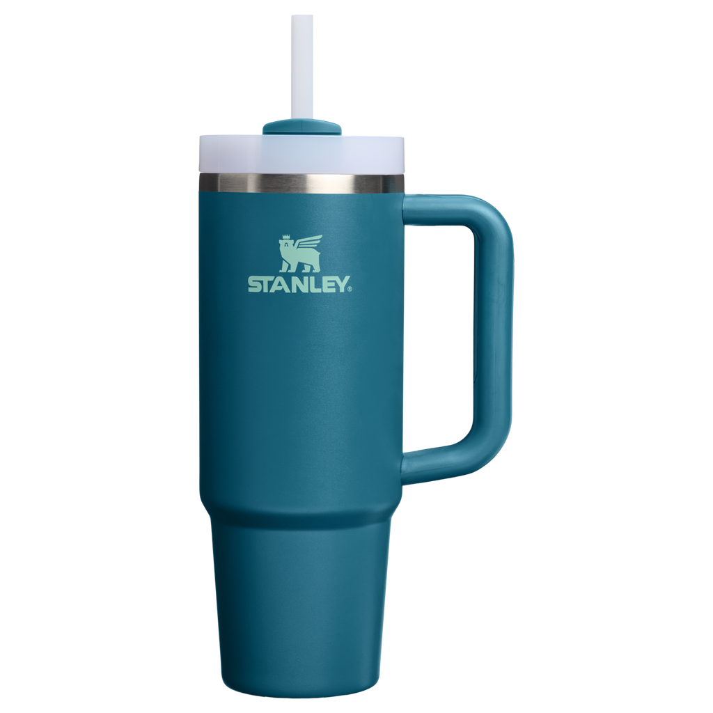 Double-Wall Vacuum The Quencher H2.0 Flowstate Tumbler D051L - FlowState 3-Position Lid Insulated Travel Mug - Coastal Teal