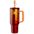 Large Capacity The Stanley 1913 x Karol G Quencher H2.0 Flowstate Tumbler D275T - FlowState 3-Position Lid Insulated Travel Mug - 40oz | KAROL G FLOR