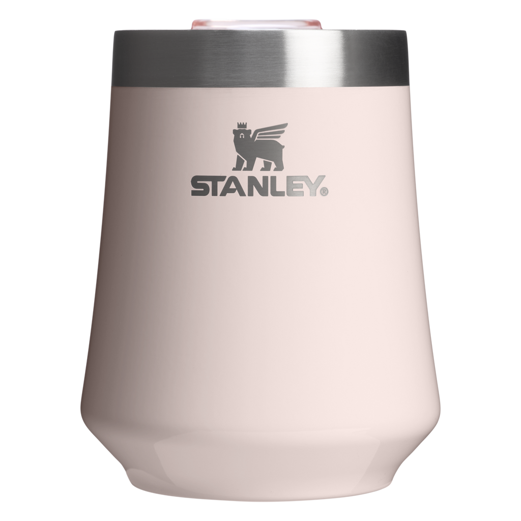 Shatterproof Luxury The Reserve Wine Tumbler D125V - Reserve Collection Stainless Steel Whiskey Cup - Rose Quartz Gloss