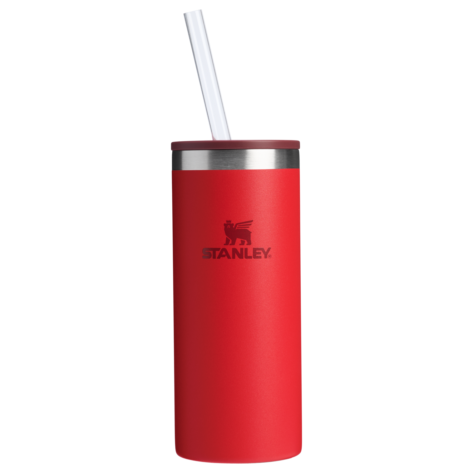 Heavy-Duty Tote The Everyday Slim Can Cooler Cup D065Q - Heavy-Duty Ice-Retention Food & Beverage Carrier - Chili Red