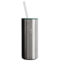 Leak-Proof Insulated The Everyday Slim Can Cooler Cup D255E - Heavy-Duty Ice-Retention Food & Beverage Carrier - Stainless Steel Shale
