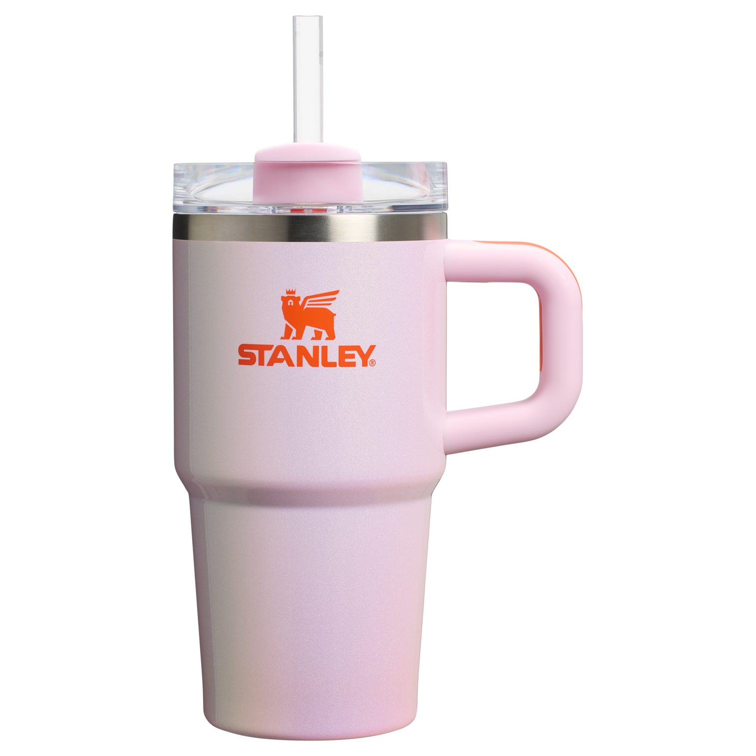 Double-Wall Vacuum The Quencher H2.O Flowstate Tumbler with Handle | Stanley Create D309N - FlowState 3-Position Lid Insulated Travel Mug Detail
