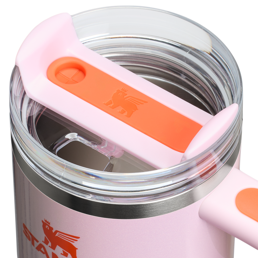 Splash-Resistant FlowState The Quencher H2.O Flowstate Tumbler | Stanley Create D274S - FlowState 3-Position Lid Insulated Travel Mug Detail