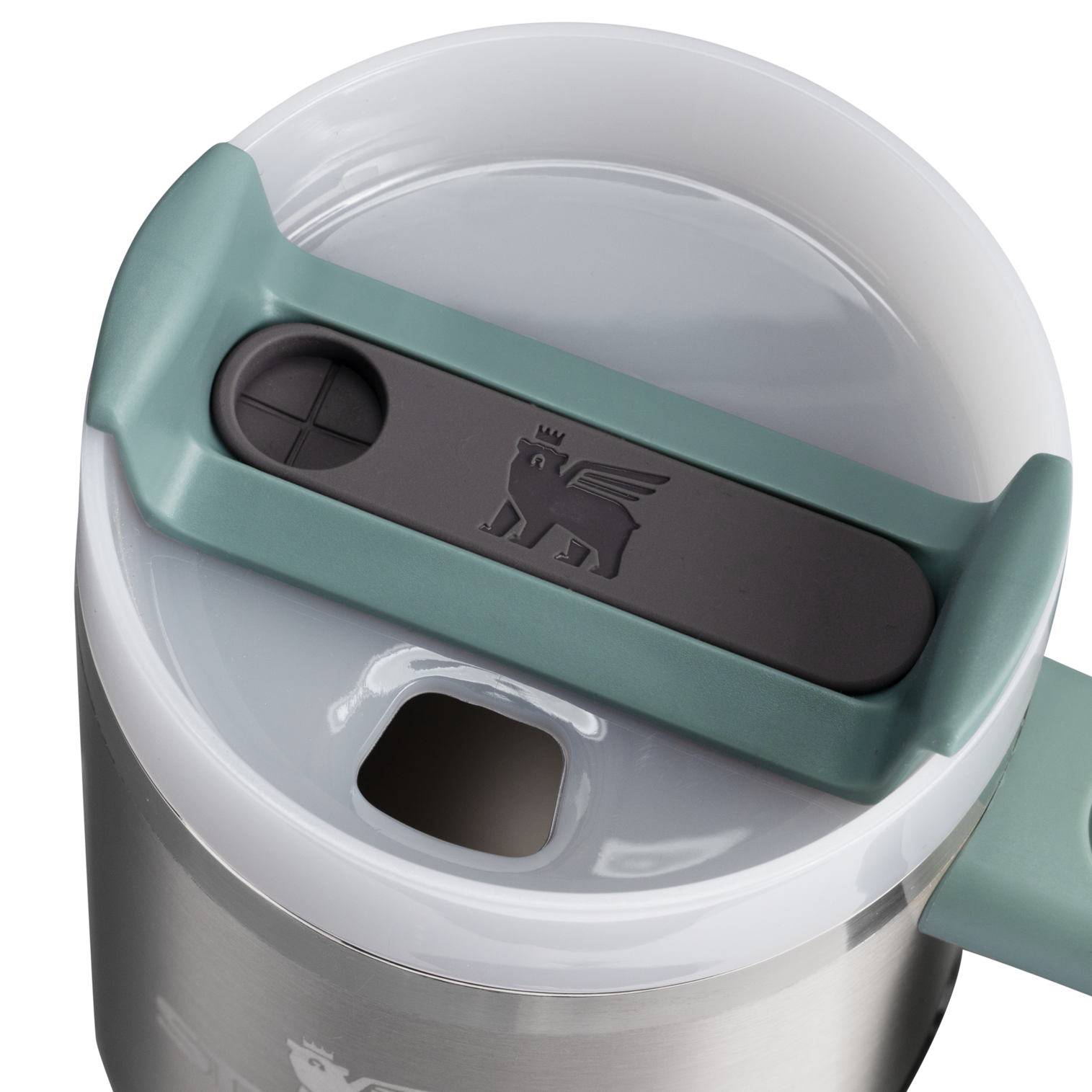 Insulated Travel The Quencher H2.O Flowstate Tumbler | Stanley Create D291F - Double-Wall Vacuum Insulated Travel Tumbler with Straw Detail