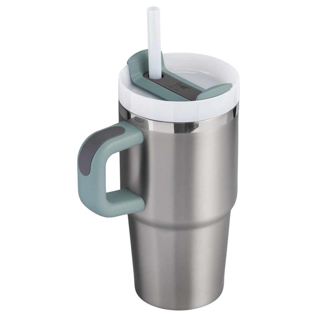 Car-Cup Friendly The Quencher H2.O Flowstate Tumbler D069R - Premium Stainless Steel Straw Cup for All-Day Hydration Detail