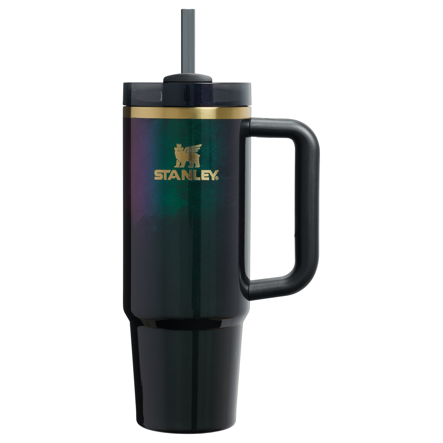 Car-Cup Friendly The Wicked for Good Quencher H2.0 Flowstate Tumbler D246P - Premium Stainless Steel Straw Cup for All-Day Hydration - Elphaba For Good