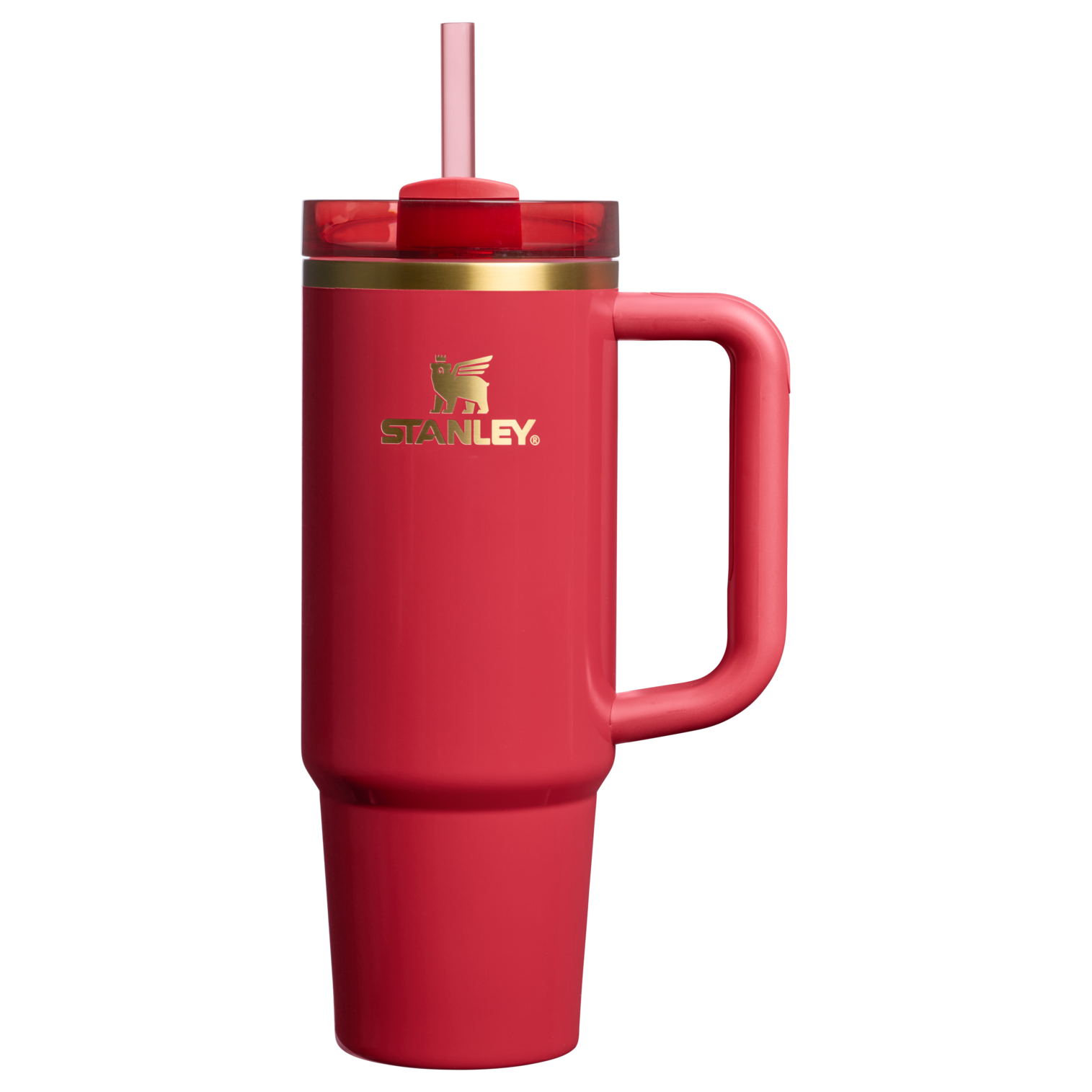 Car-Cup Friendly The Cheers & Cheer Quencher H2.0 Flowstate Tumbler D189S - 40oz Large Capacity Car-Cup Friendly Quencher - Holly Berry Gloss