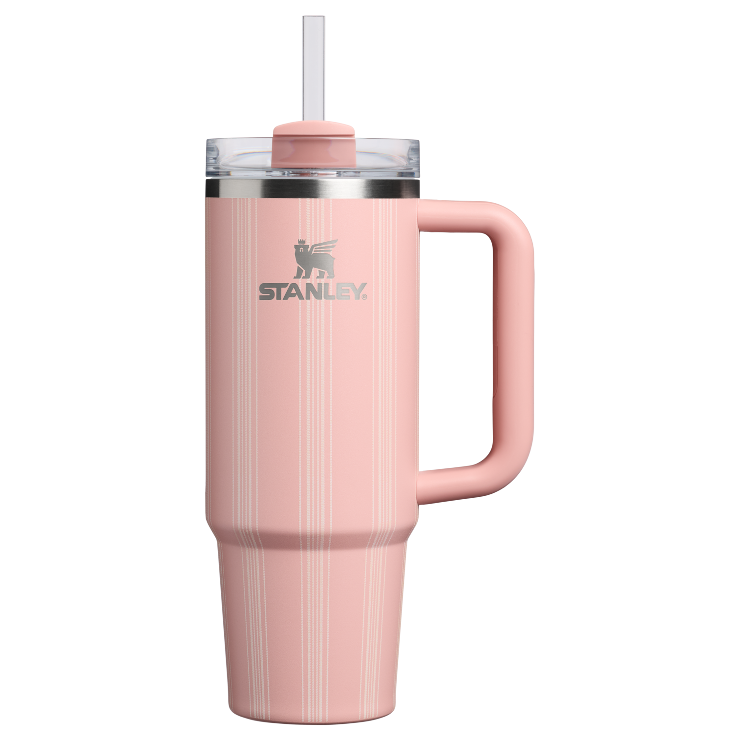 Car-Cup Friendly The Quencher H2.0 Flowstate Tumbler D343V - FlowState 3-Position Lid Insulated Travel Mug - Peach Rose Picnic Stripe