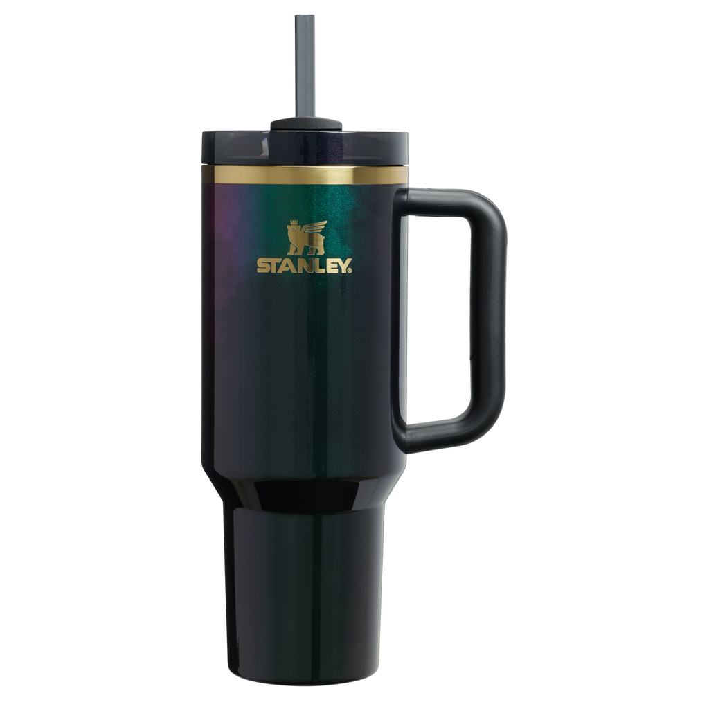 Double-Wall Vacuum The Wicked for Good Quencher H2.0 Flowstate Tumbler D245R - 40oz Large Capacity Car-Cup Friendly Quencher - Elphaba For Good
