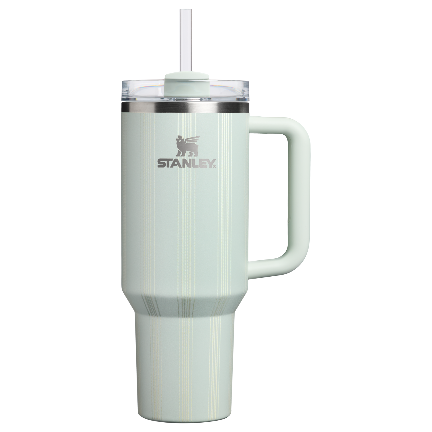 Splash-Resistant FlowState The Quencher H2.0 Flowstate Tumbler D342C - 40oz Large Capacity Car-Cup Friendly Quencher - Mist Picnic Stripe