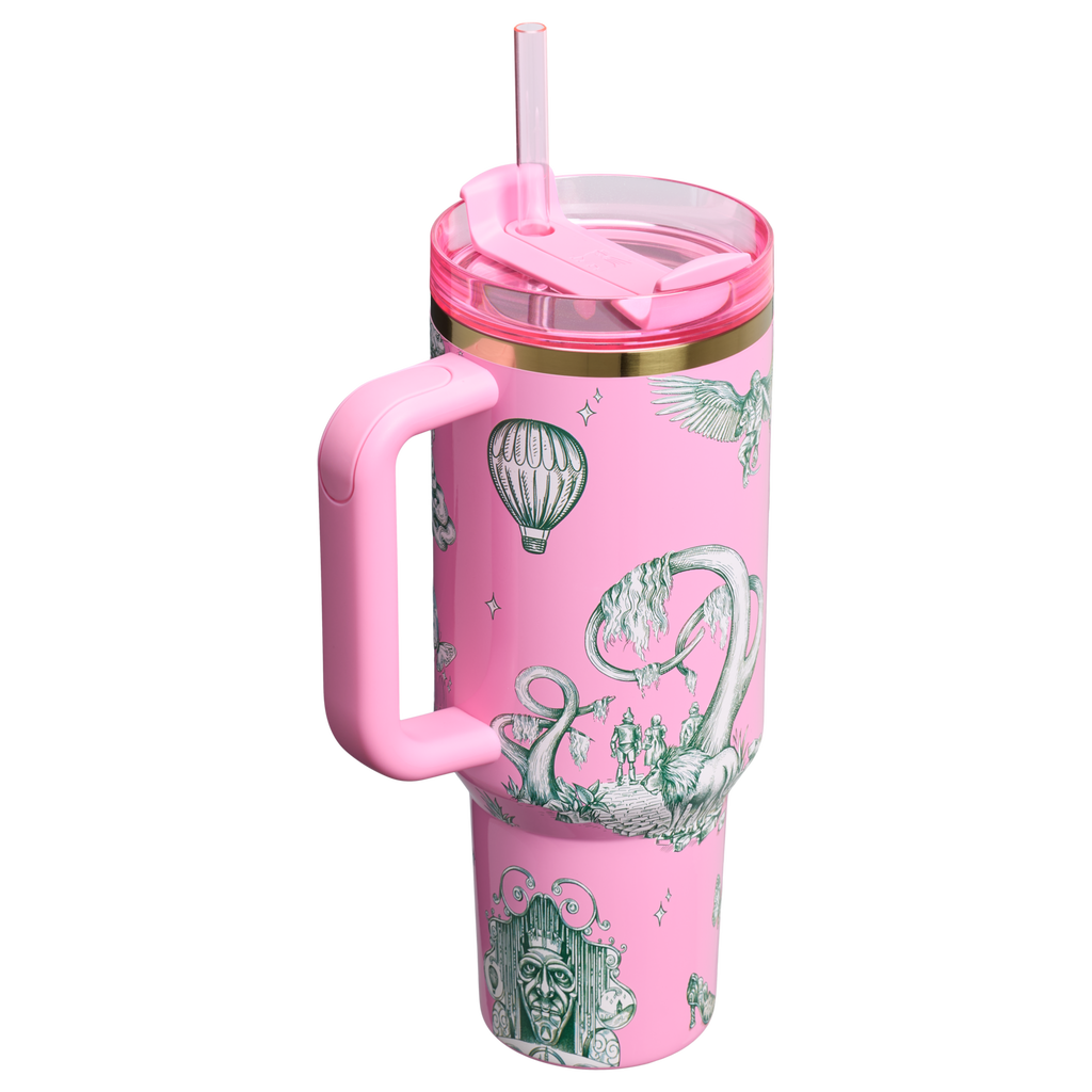 Double-Wall Vacuum The Wicked for Good Quencher H2.0 Flowstate Tumbler D245R - 40oz Large Capacity Car-Cup Friendly Quencher Detail