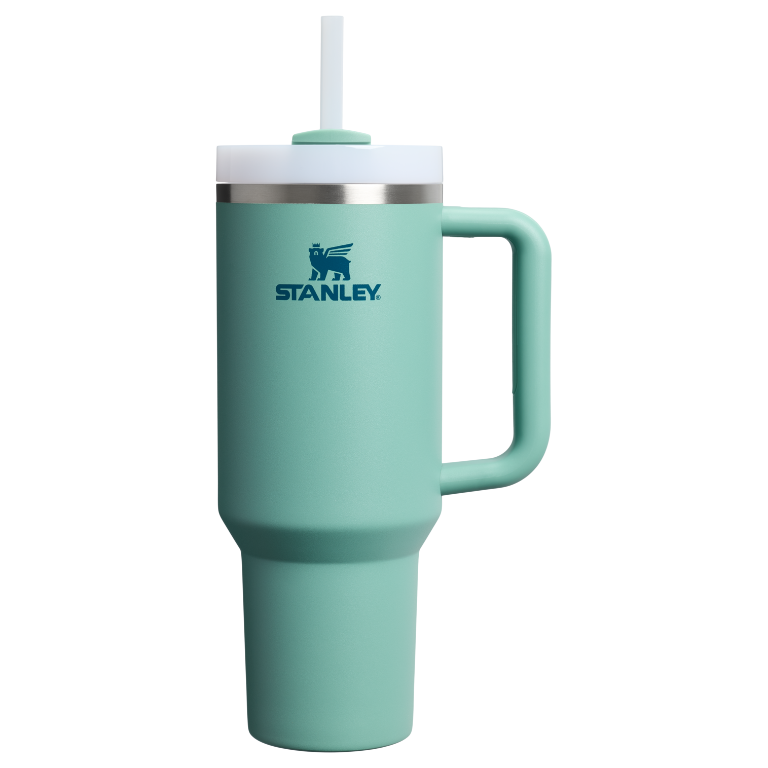 Car-Cup Friendly The Quencher H2.0 Flowstate Tumbler  | Stanley Create D332L - Premium Stainless Steel Straw Cup for All-Day Hydration - Spring Green