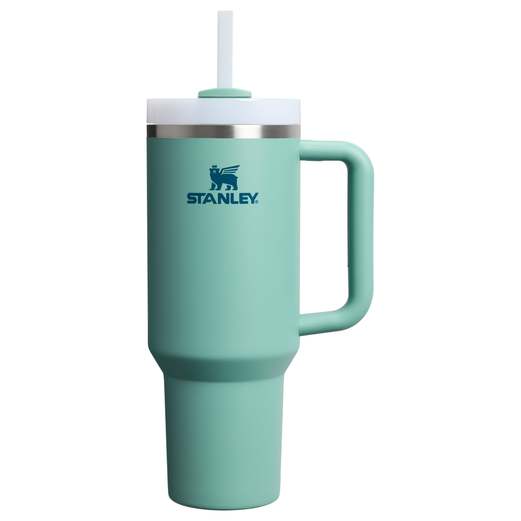 Car-Cup Friendly The Quencher H2.0 Flowstate Tumbler D050X - Double-Wall Vacuum Insulated Travel Tumbler with Straw - Spring Green