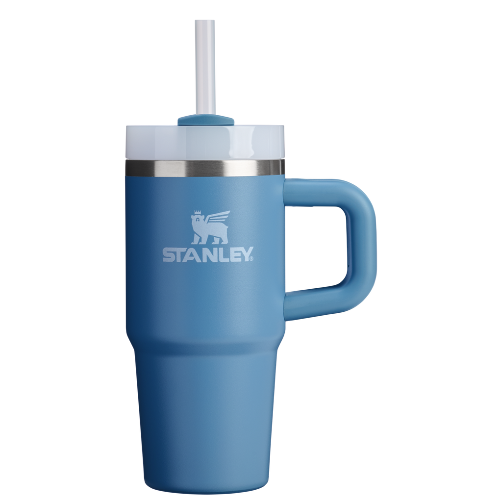 Insulated Travel The Quencher H2.O Flowstate Tumbler | Stanley Create D291F - Double-Wall Vacuum Insulated Travel Tumbler with Straw Detail