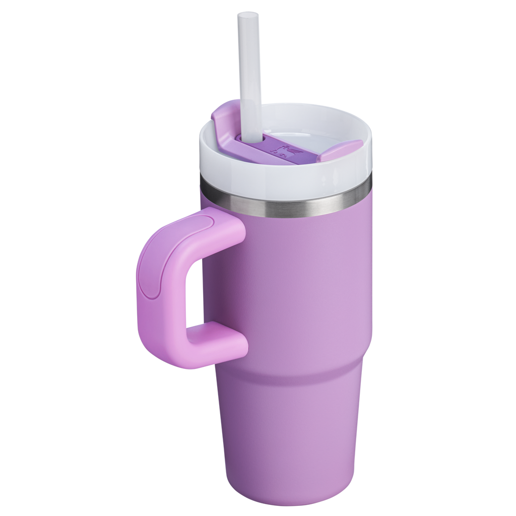Insulated Travel The Quencher H2.O Flowstate Tumbler | Stanley Create D291F - Double-Wall Vacuum Insulated Travel Tumbler with Straw Detail