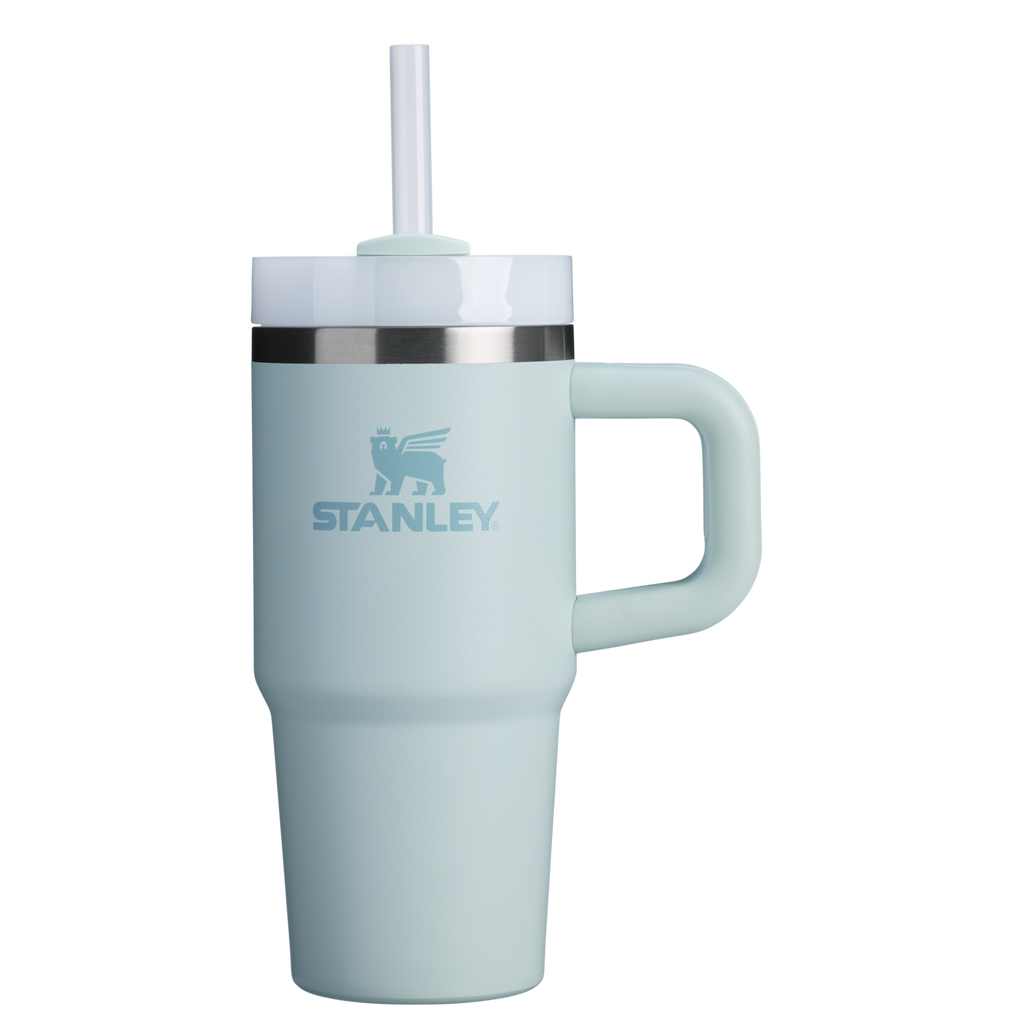 Insulated Travel The Quencher H2.O Flowstate Tumbler | Stanley Create D291F - Double-Wall Vacuum Insulated Travel Tumbler with Straw Detail