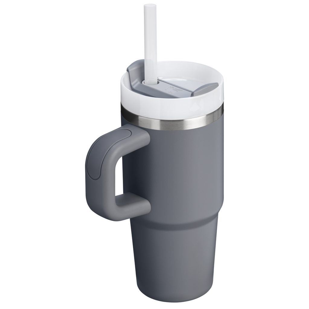 Insulated Travel The Quencher H2.O Flowstate Tumbler | Stanley Create D291F - Double-Wall Vacuum Insulated Travel Tumbler with Straw Detail