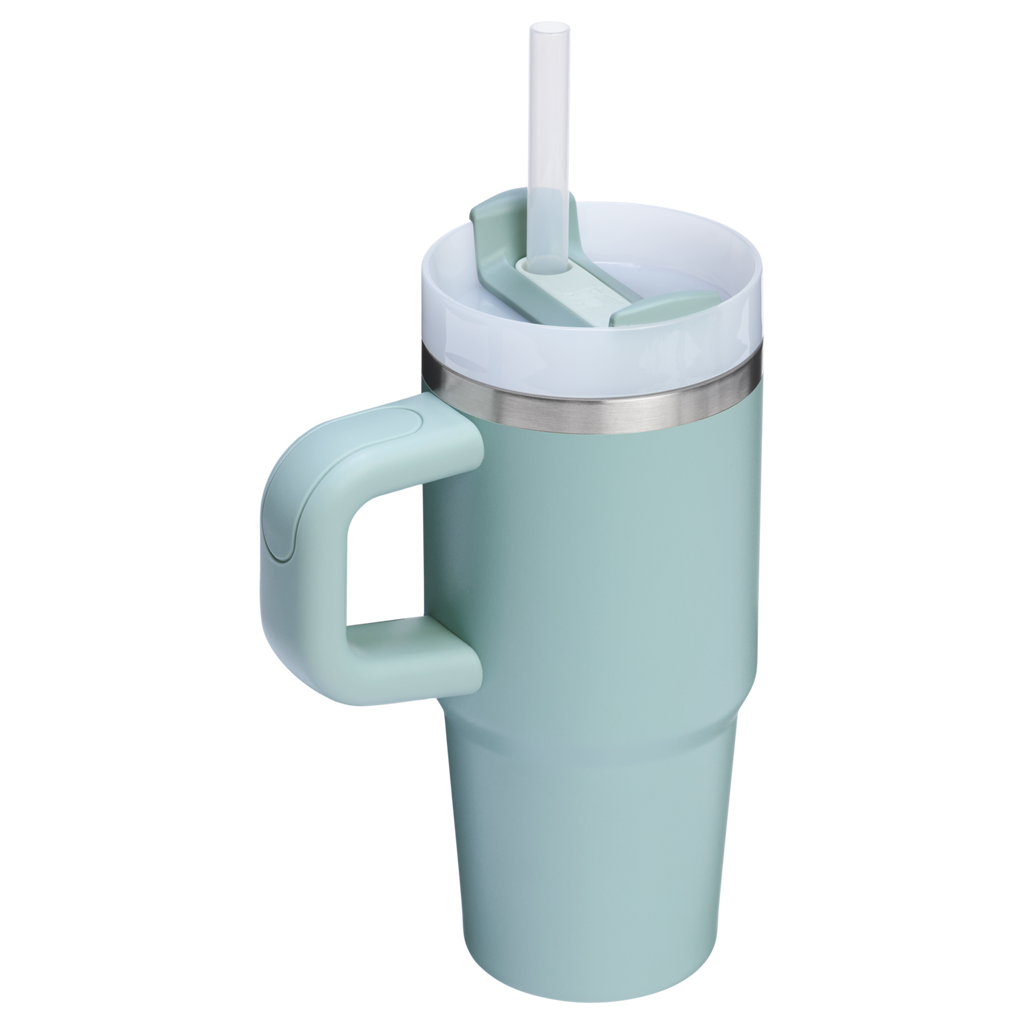 Insulated Travel The Quencher H2.O Flowstate Tumbler | Stanley Create D291F - Double-Wall Vacuum Insulated Travel Tumbler with Straw Detail