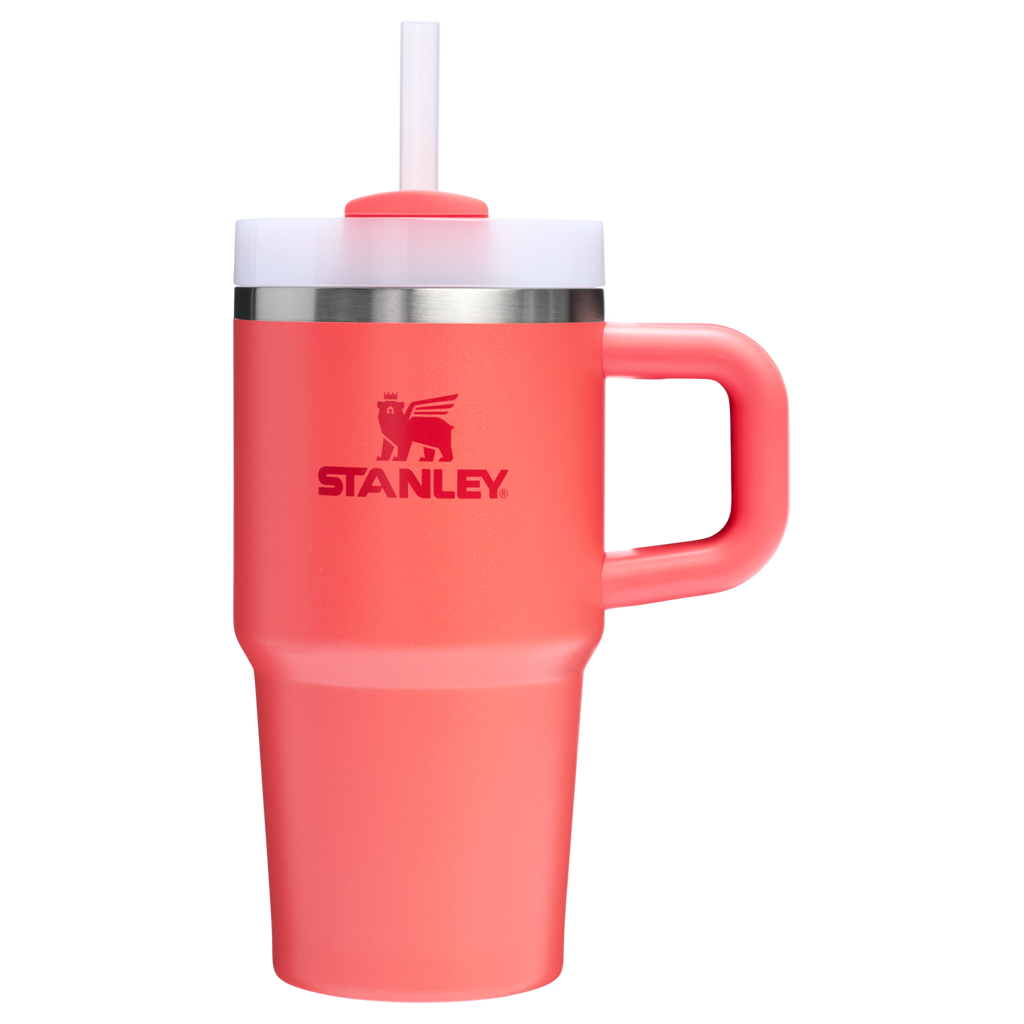 Double-Wall Vacuum The Quencher H2.O Flowstate Tumbler with Handle | Stanley Create D309N - FlowState 3-Position Lid Insulated Travel Mug Detail