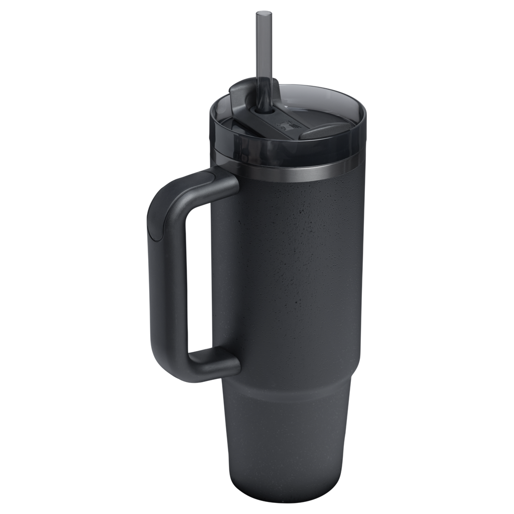 Double-Wall Vacuum The Quencher H2.0 Flowstate Tumbler | Stanley Create D331C - FlowState 3-Position Lid Insulated Travel Mug Detail