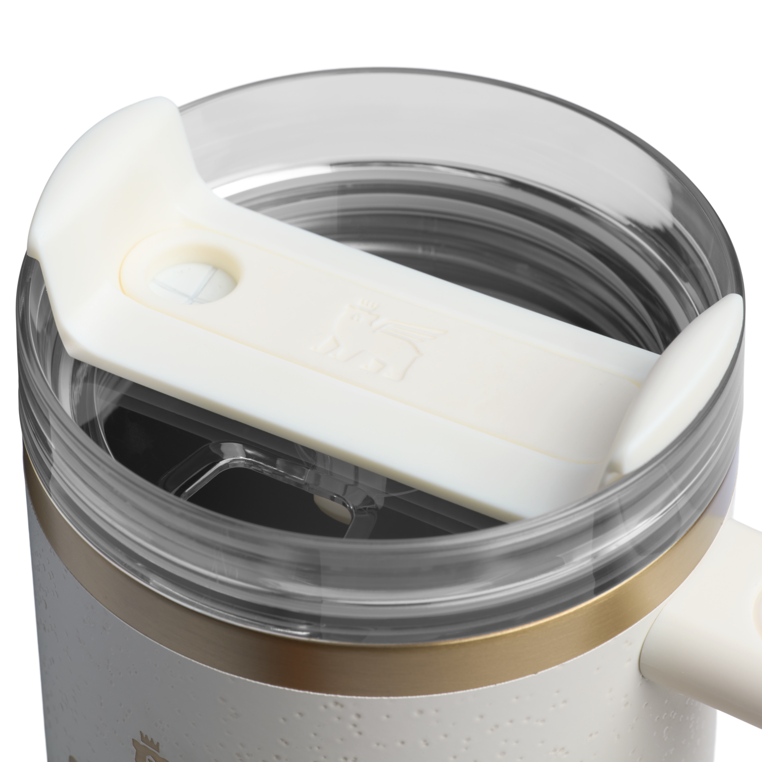Double-Wall Vacuum The Quencher H2.0 Flowstate Tumbler | Stanley Create D331C - FlowState 3-Position Lid Insulated Travel Mug Detail