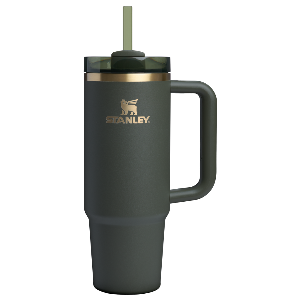 Double-Wall Vacuum The Quencher H2.0 Flowstate Tumbler | Stanley Create D331C - FlowState 3-Position Lid Insulated Travel Mug Detail