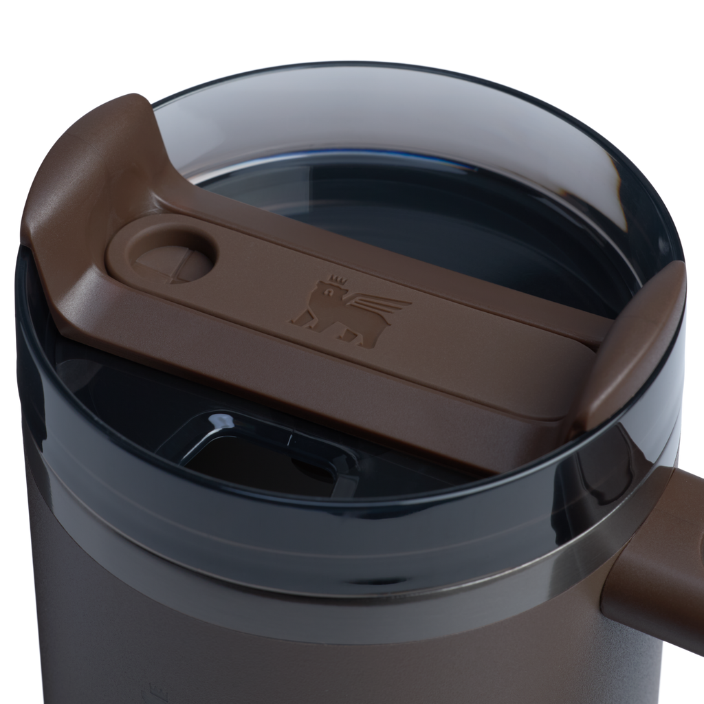 Double-Wall Vacuum The Quencher H2.0 Flowstate Tumbler | Stanley Create D331C - FlowState 3-Position Lid Insulated Travel Mug Detail