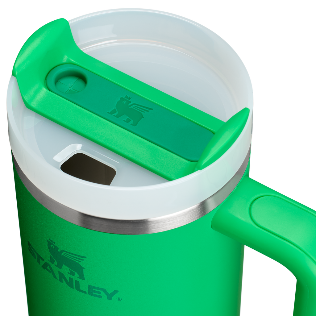 Double-Wall Vacuum The Quencher H2.0 Flowstate Tumbler | Stanley Create D331C - FlowState 3-Position Lid Insulated Travel Mug Detail