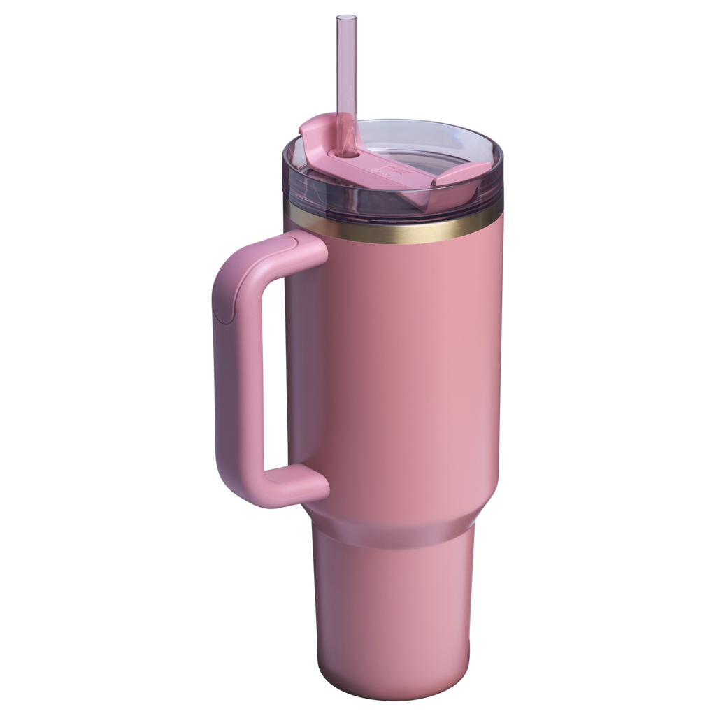 Car-Cup Friendly The Quencher H2.0 Flowstate Tumbler D050X - Double-Wall Vacuum Insulated Travel Tumbler with Straw Detail