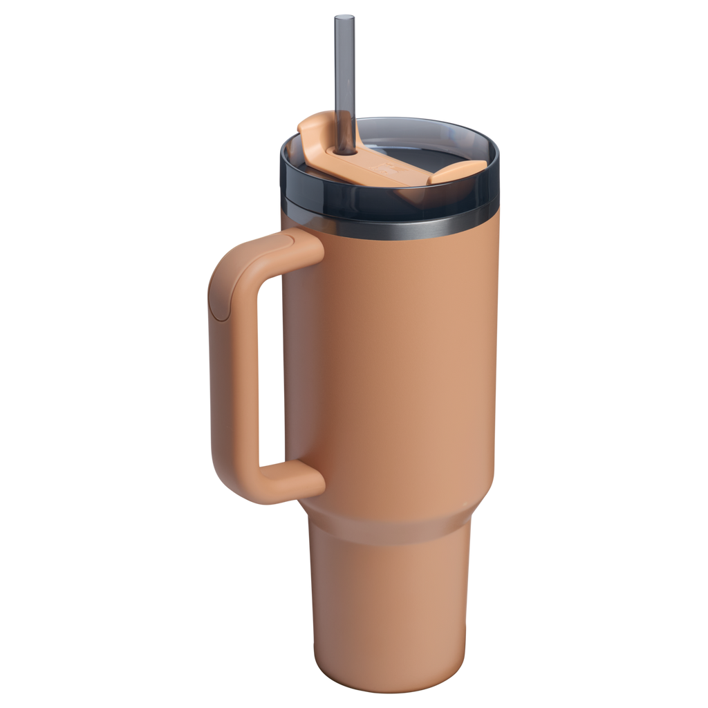 Car-Cup Friendly The Quencher H2.0 Flowstate Tumbler  | Stanley Create D332L - Premium Stainless Steel Straw Cup for All-Day Hydration Detail