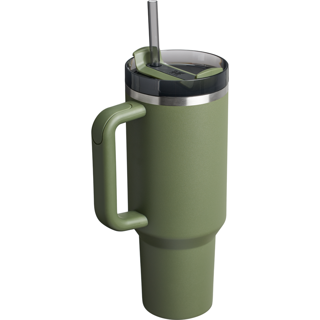 Car-Cup Friendly The Quencher H2.0 Flowstate Tumbler  | Stanley Create D332L - Premium Stainless Steel Straw Cup for All-Day Hydration Detail