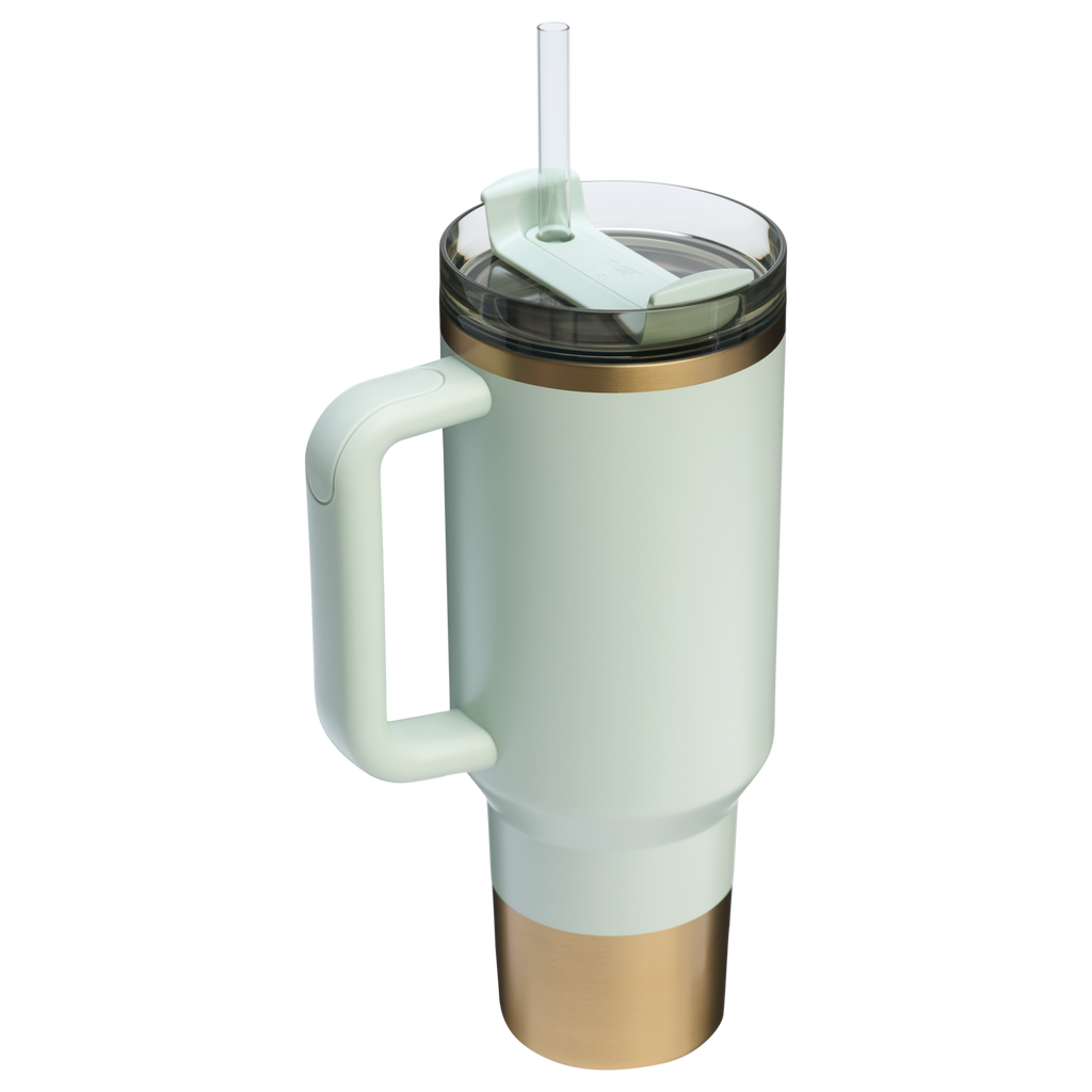 Car-Cup Friendly The Quencher H2.0 Flowstate Tumbler  | Stanley Create D332L - Premium Stainless Steel Straw Cup for All-Day Hydration Detail