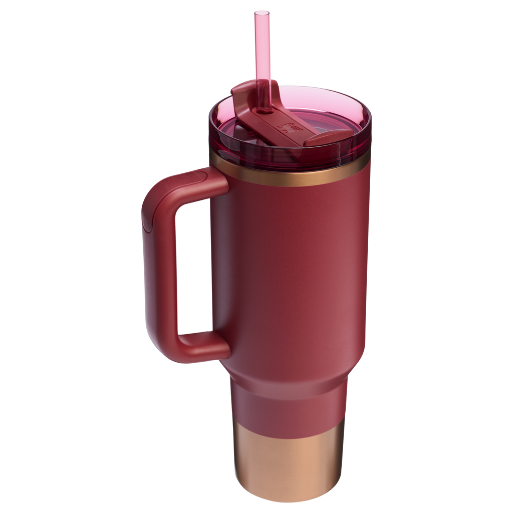 Car-Cup Friendly The Quencher H2.0 Flowstate Tumbler  | Stanley Create D332L - Premium Stainless Steel Straw Cup for All-Day Hydration Detail