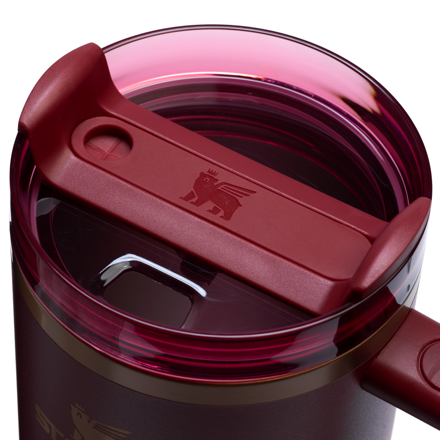 Car-Cup Friendly The Quencher H2.0 Flowstate Tumbler  | Stanley Create D332L - Premium Stainless Steel Straw Cup for All-Day Hydration Detail
