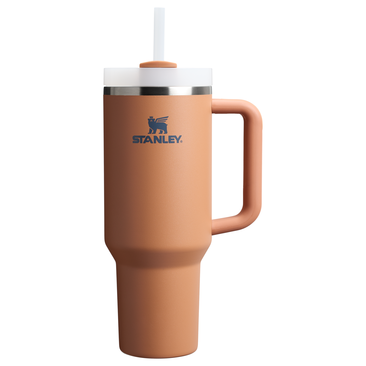 Car-Cup Friendly The Quencher H2.0 Flowstate Tumbler D050X - Double-Wall Vacuum Insulated Travel Tumbler with Straw - Toast
