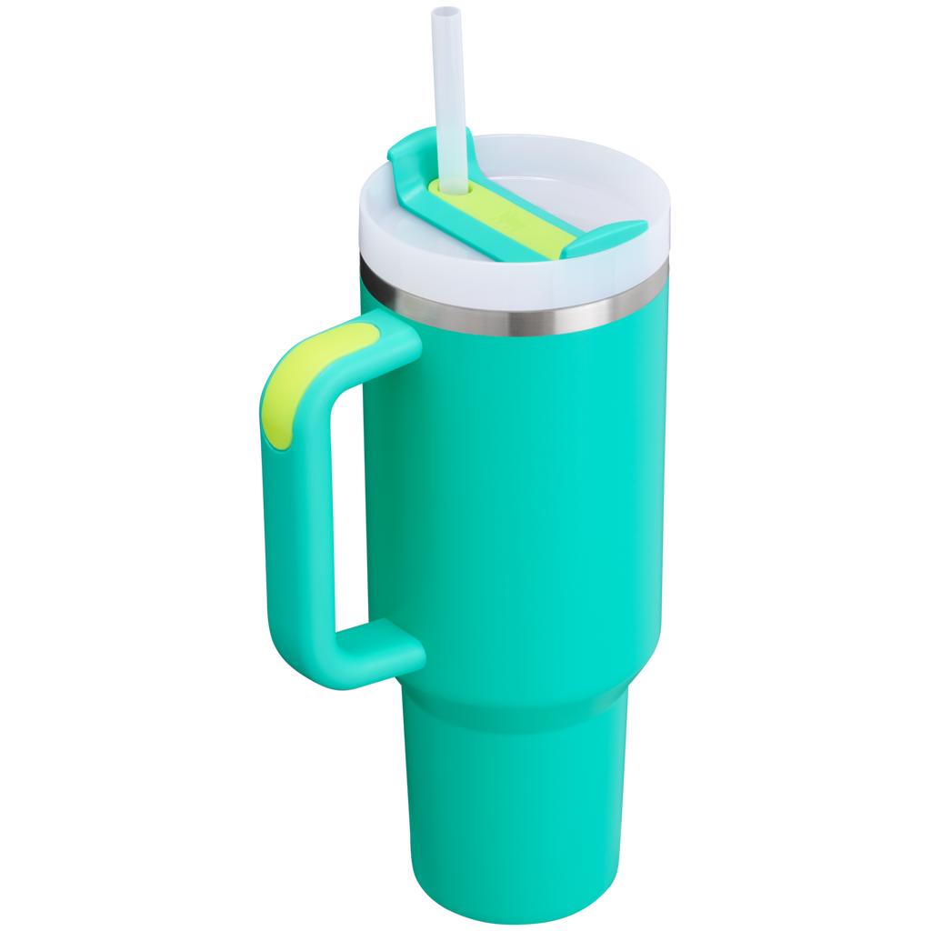 Car-Cup Friendly The Quencher H2.0 Flowstate Tumbler D050X - Double-Wall Vacuum Insulated Travel Tumbler with Straw Detail