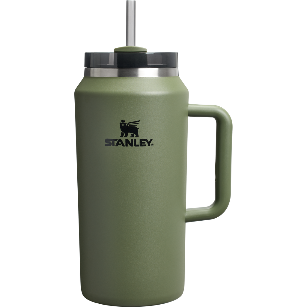 Double-Wall Vacuum The Quencher H2.0 Flowstate Tumbler D365U - 40oz Large Capacity Car-Cup Friendly Quencher - Dried Pine