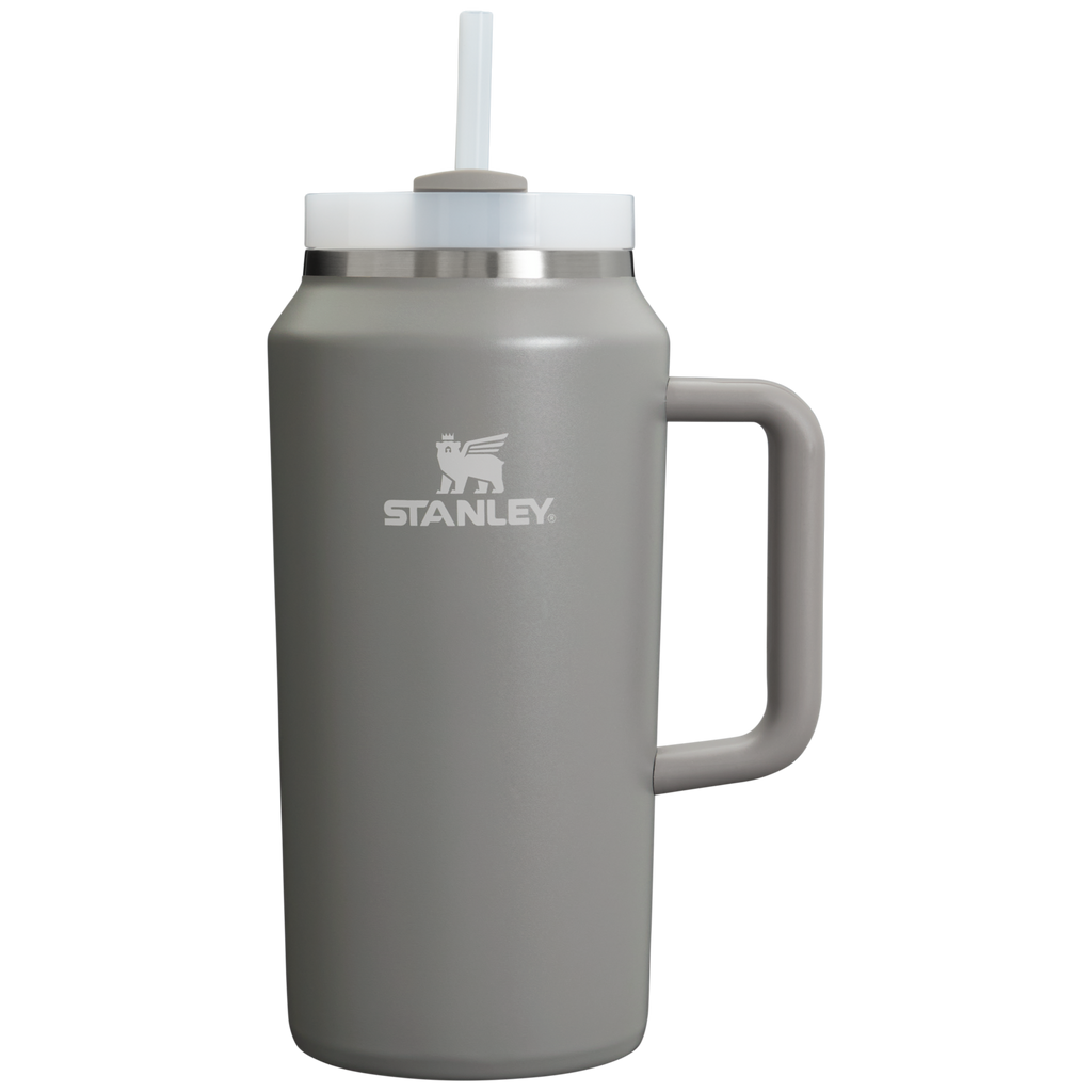 Double-Wall Vacuum The Quencher H2.0 Flowstate Tumbler D365U - 40oz Large Capacity Car-Cup Friendly Quencher - Stone