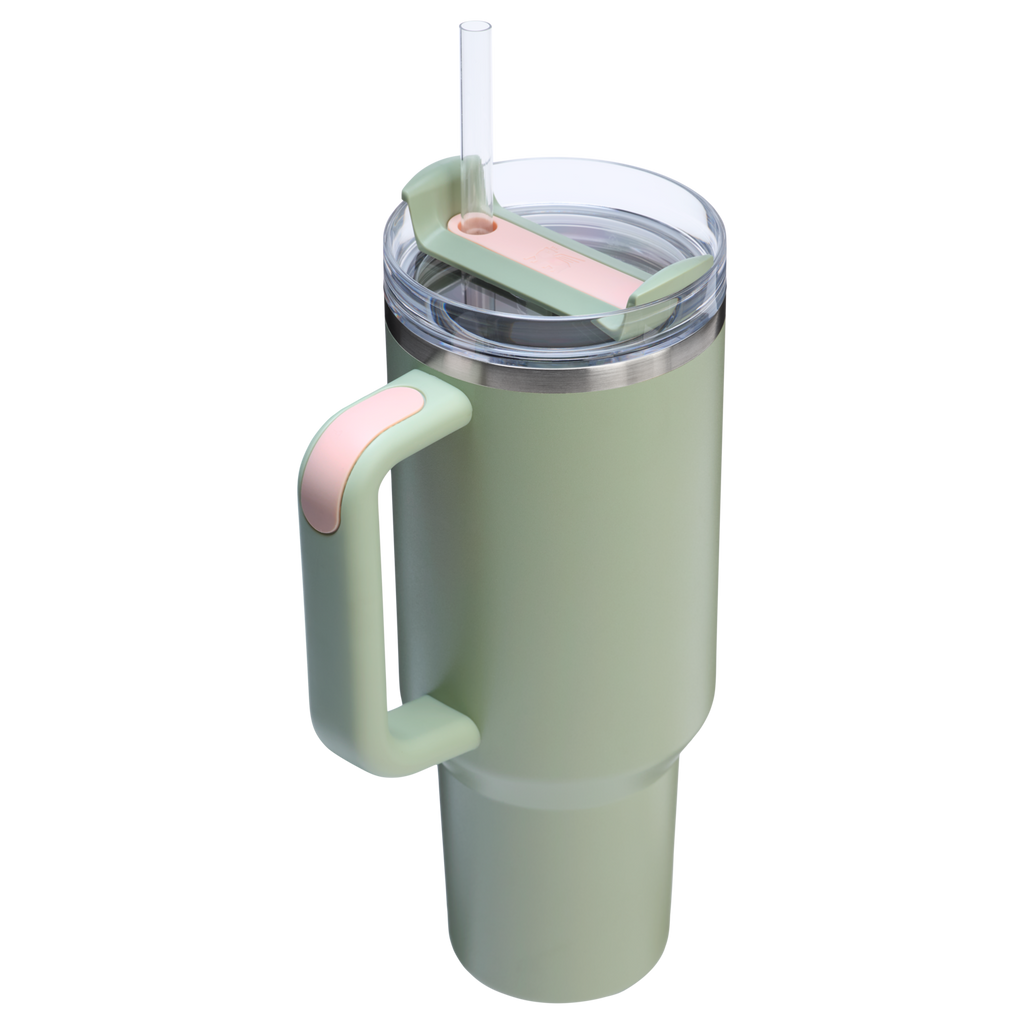 Car-Cup Friendly The Quencher H2.0 Flowstate Tumbler  | Stanley Create D332L - Premium Stainless Steel Straw Cup for All-Day Hydration Detail