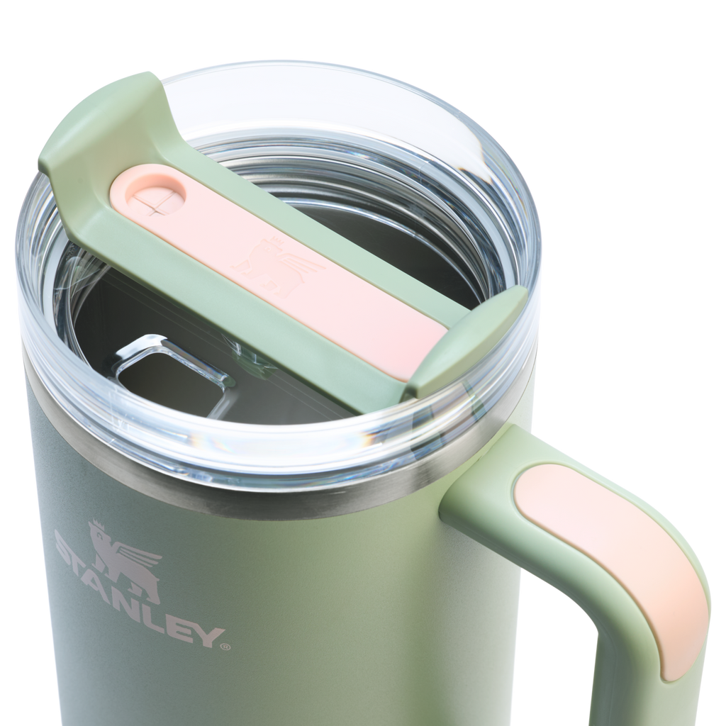 Car-Cup Friendly The Quencher H2.0 Flowstate Tumbler  | Stanley Create D332L - Premium Stainless Steel Straw Cup for All-Day Hydration Detail