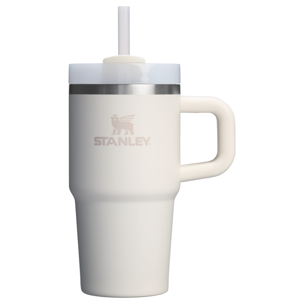 Double-Wall Vacuum The Quencher H2.O Flowstate Tumbler with Handle | Stanley Create D309N - FlowState 3-Position Lid Insulated Travel Mug Detail