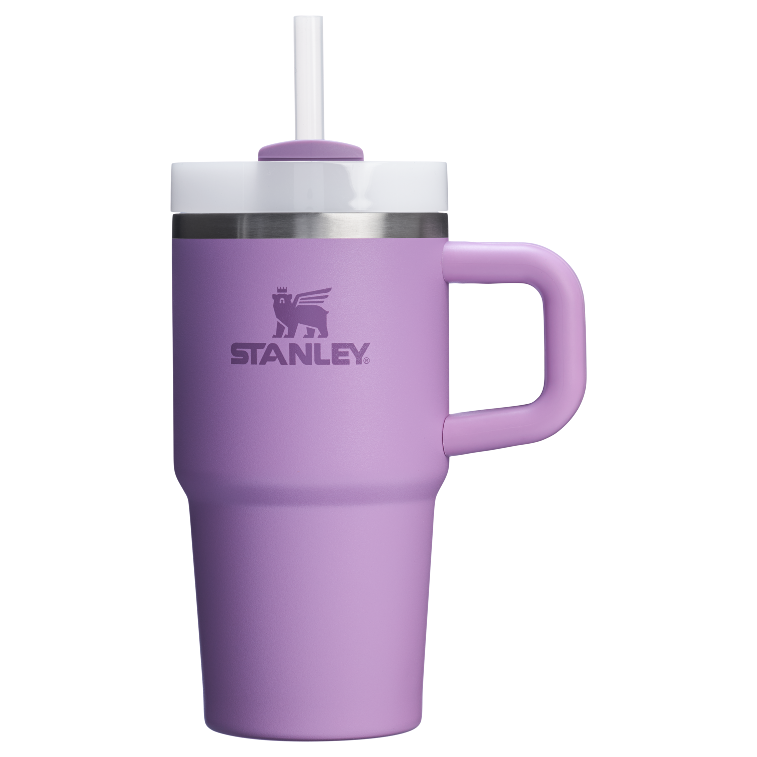 Splash-Resistant FlowState The Quencher H2.O Flowstate Tumbler | Stanley Create D274S - FlowState 3-Position Lid Insulated Travel Mug Detail