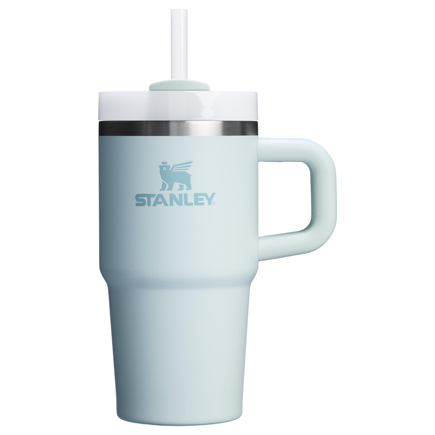 Car-Cup Friendly The Quencher H2.O Flowstate Tumbler D069R - Premium Stainless Steel Straw Cup for All-Day Hydration - Frost