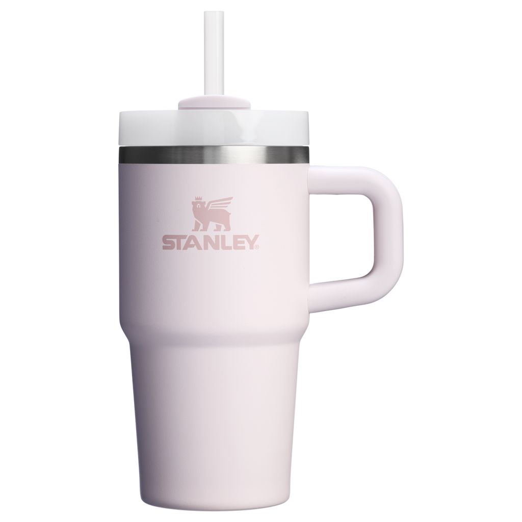 Car-Cup Friendly The Quencher H2.O Flowstate Tumbler D069R - Premium Stainless Steel Straw Cup for All-Day Hydration - Rose Quartz 2.0