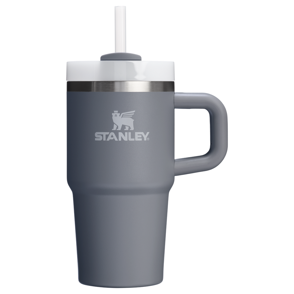 Double-Wall Vacuum The Quencher H2.O Flowstate Tumbler with Handle | Stanley Create D309N - FlowState 3-Position Lid Insulated Travel Mug Detail